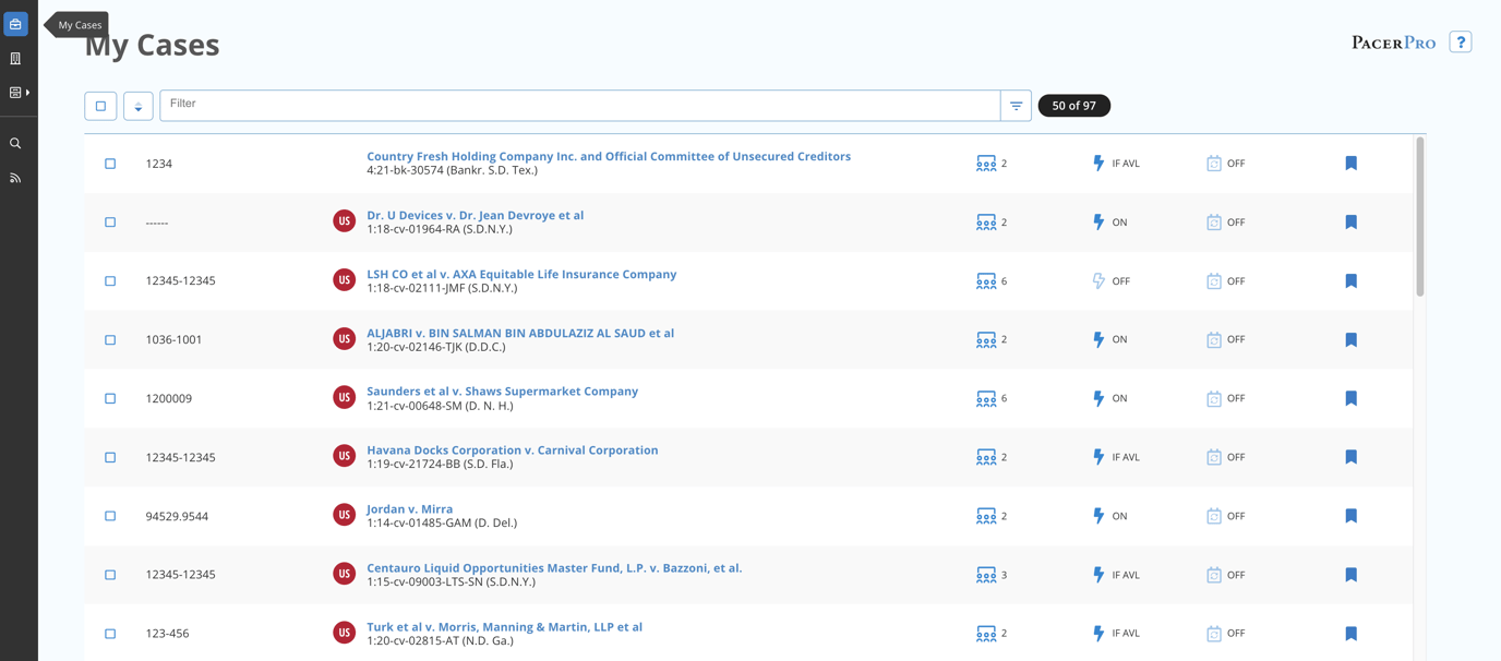 My Case Program Getting Started with the New My Cases and All Cases Page